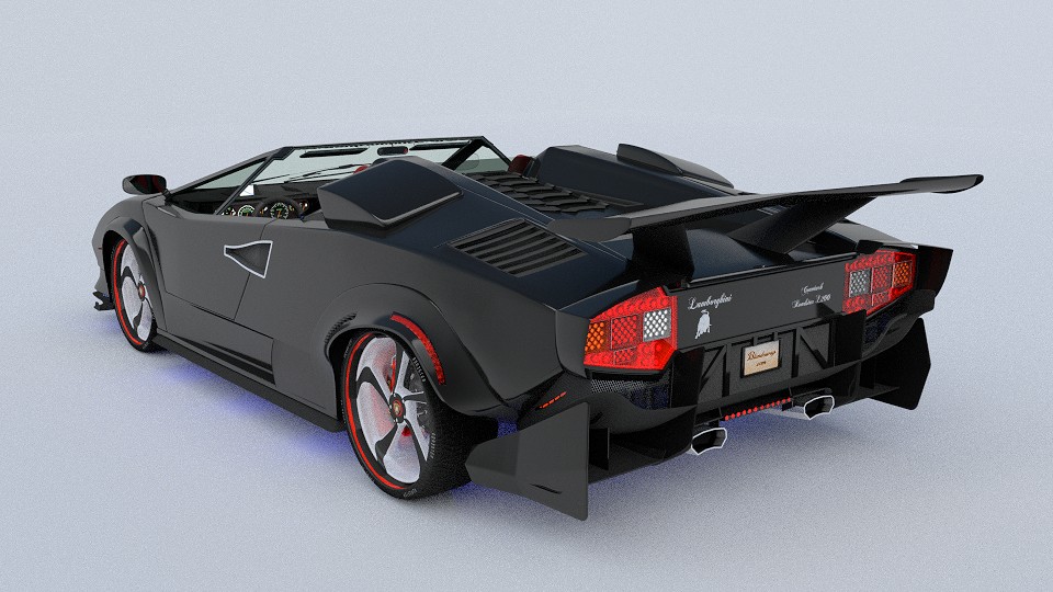 Lamborghini Countach Roadster Conzept preview image 3